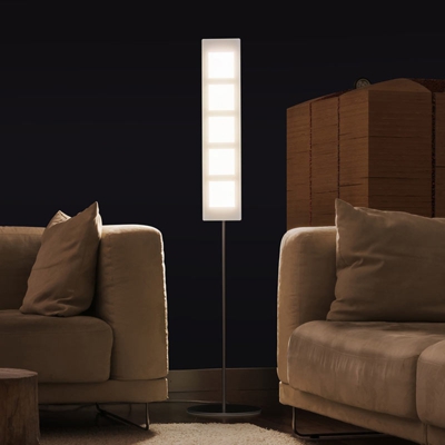 OMLED One f5 lámpara de pie blanca