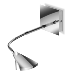 Flexible aplique LED Nec, cromo en oferta