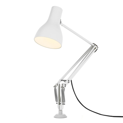 Anglepoise Type 75 de mesa pie de tornillo blanco