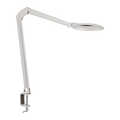 Lámpara de trabajo LED Ovelo, temporizador, blanco