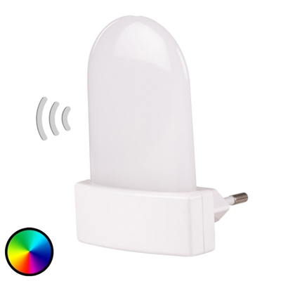 Lámpara de enchufe LED Bunda Sensor RGB