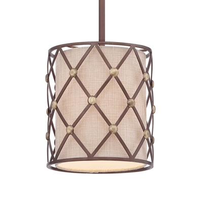 Lámpara colgante Brown Lattice Ø 20,3 cm