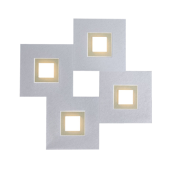GROSSMANN Karree 4 luces 50x50 aluminio champán en oferta