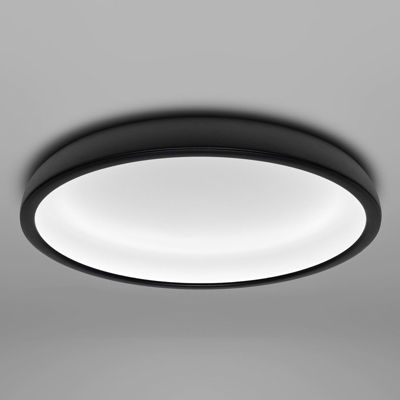 Lámpara LED de techo Reflexio Ø 46cm, negro