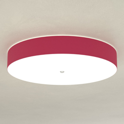 Lámpara de techo Alea, rojo rubí características