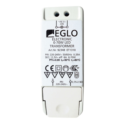 Transformador 92348 0-40W LED 0-70W halógeno