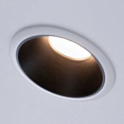 Paulmann Cole spotlight LED, negro-blanco en oferta