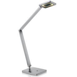 Lámpara de mesa Space atenuador táctil níquel mate en oferta