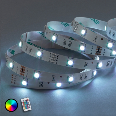 5 m tira LED RGB 2200-150P con control remoto IR