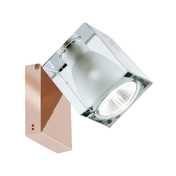 Fabbian Cubetto aplique GU10 cobre/transparente características
