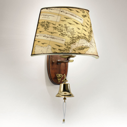 Lámpara de pared Nautica 1 luz 46 cm con campana precio