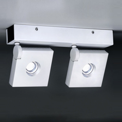 Milan Bridge - lámpara de pared LED, 2 luces características