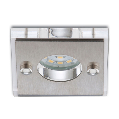 Foco empotrado LED cuadrado Nikas aluminio