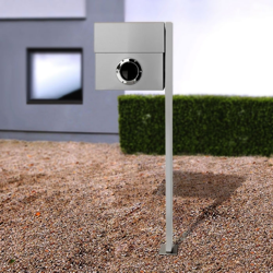 Buzón Letterman XXL poste plata características