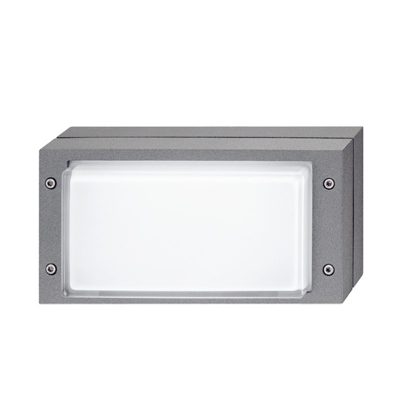 Aplique de exterior gris Bliz con LED
