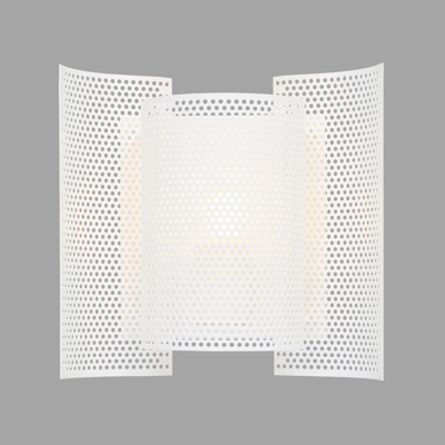 Northern Butterfly perforated aplique, blanco