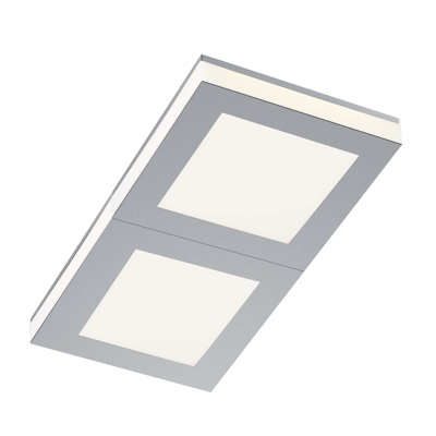 B-Leuchten Quadro plafón LED 42x22cm