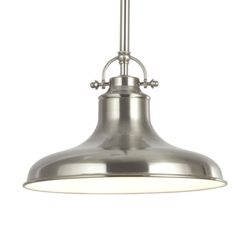 Lámpara colgante Dallas, aspecto industrial, plata características