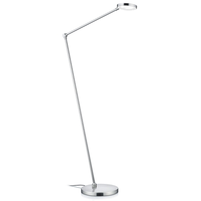 Lámpara de pie LED Thea-S, control gestos, cromo