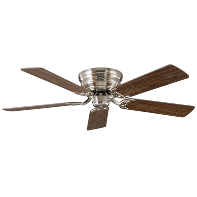 Ventilador Classic Flat III cromo cepillado 132 cm