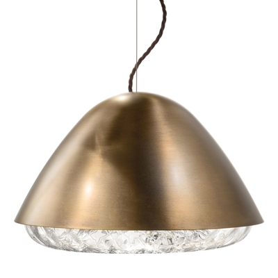 Lámpara colgante Kira SP P E27, latón