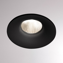 Foco empotrado LED Ivy Round 7W 3.000K 40° negro características