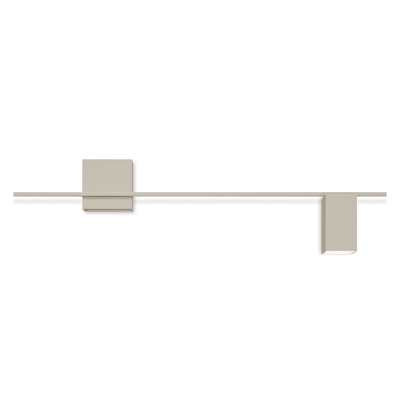 Vibia Structural 2610 aplique LED, gris claro