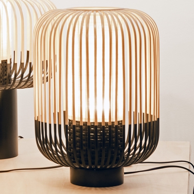 Forestier Bamboo Light M lámpara mesa 39 cm negro