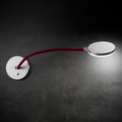Holtkötter Flex W - aplique LED con brazo rojo