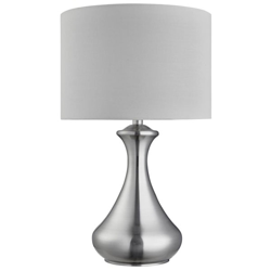 Lámpara de mesa Touch 2750, plata satinada en oferta