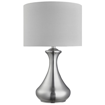 Lámpara de mesa Touch 2750, plata satinada