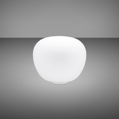 Fabbian Lumi Mochi lámpara de mesa, tumbada Ø 20cm