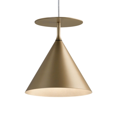 Modo Luce ABC Single C lámpara colgante mate oro