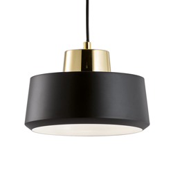 Moma - lámpara colgante negra de metal características