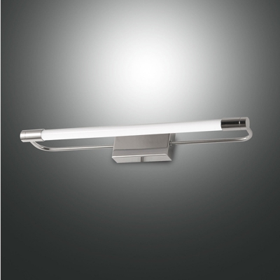 Aplique LED Rapallo, cromo, IP44, 40 cm