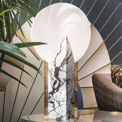 Slamp Moon 25th Anniversary lámpara de mesa blanco