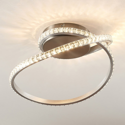 Lindby Criostal lámpara LED de techo, cambio RGB características