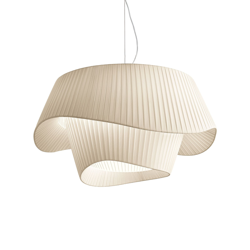Modo Luce Cocó lámpara colgante textil Ø60cm beige precio