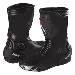 modeka Donington 2 Motocicleta Botas Piel – Negro características