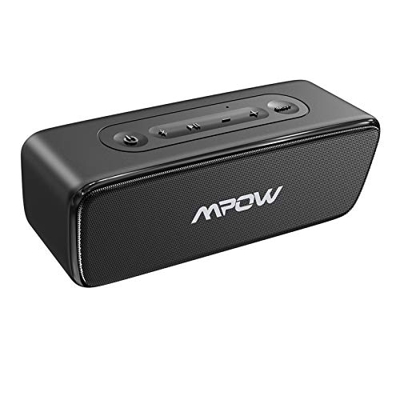 Altavoz Portátil Bluetooth 20W, Mpow R6 Altavoz Bluetooth TWS, Impermerable IPX7, Altavoz Portátil Exterior, Bass+ y Hi-Fi, 24H de Reproducción, para
