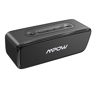 Altavoz Portátil Bluetooth 20W, Mpow R6 Altavoz Bluetooth TWS, Impermerable IPX7, Altavoz Portátil Exterior, Bass+ y Hi-Fi, 24H de Reproducción, para 