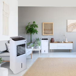 Ventilador de torre 0457, frío, control remoto características