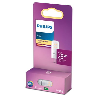Philips bombilla LED bi-pin G4 2,7W 2.700K mate