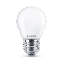 Philips Classic LED E27 P45 6,5W 2.700K mate características