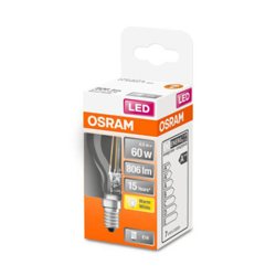 OSRAM bombilla LED E14 Classic P 6,5W 2.700K claro en oferta