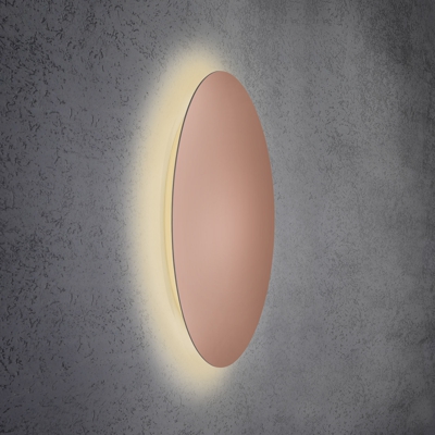 Escale Blade aplique LED, rosa mate, Ø 79 cm