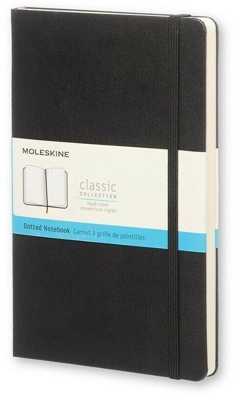 Moleskine Classic grande tapa dura punteado negro