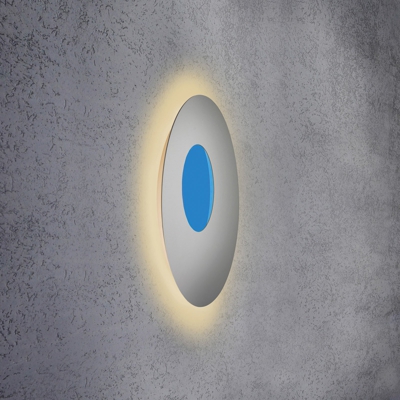 Escale Blade Open LED aplique RGB+W plata Ø59cm