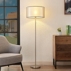 Lindby Taxima lámpara de pie, gris en oferta