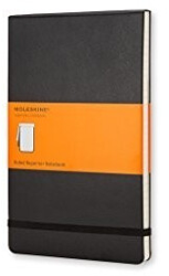 Moleskine Classic Reporter bolsillo tapa dura rayado negro en oferta